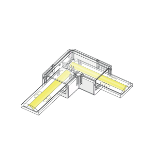 Giunto a L strip led 230V  - IP67 COB&SMD