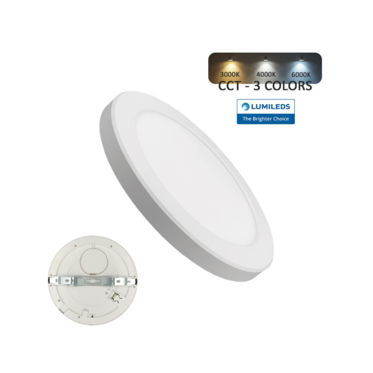 Downlight 6W + plafoniera led con foro regolabile LUMILEDS - CCT