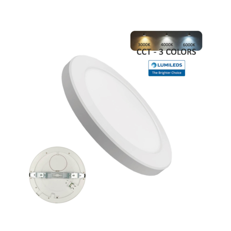 Downlight+ plafoniera led 18W con foro regolabile LUMILEDS - CCT
