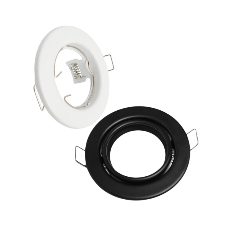 Pack 2 - Faretto rotondo per portalampada GU10